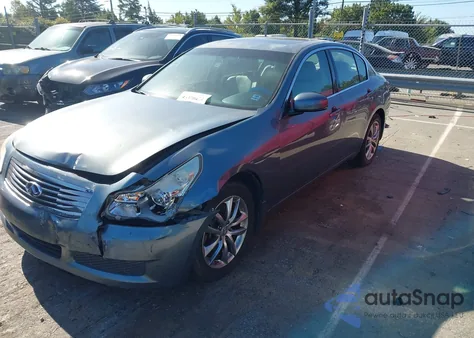 2007 Infiniti G35X from USA, damaged, VIN JNKBV61F27M822980